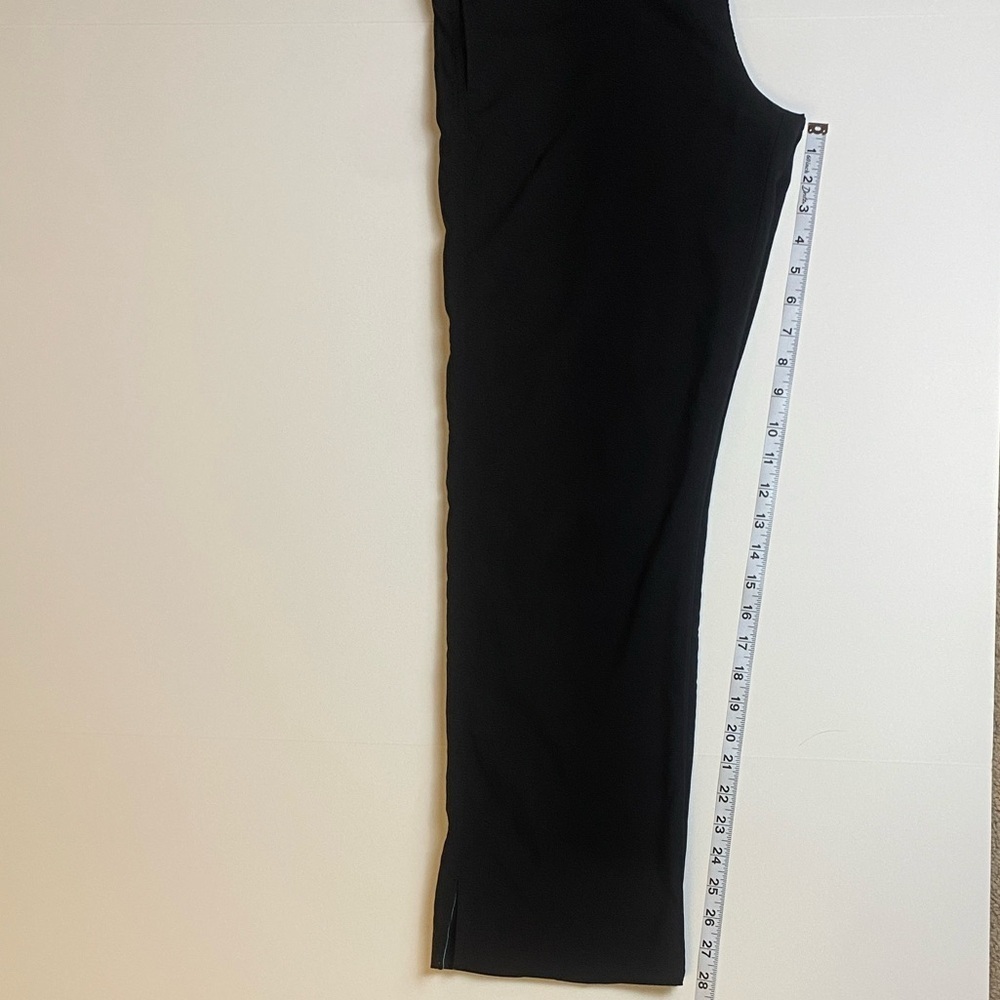 Med Couture Gray Pants with Blue Drawstring scrub pants small petite - Picture 5 of 7
